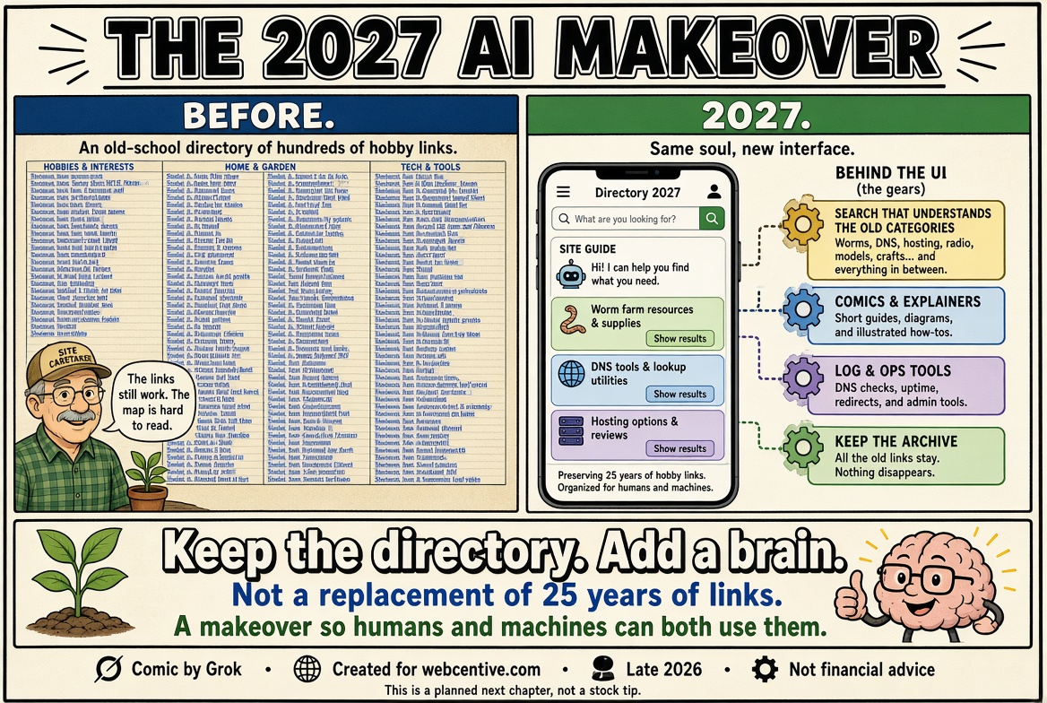 Webcentive comic page 3: 2027 AI makeover